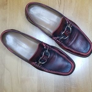 Donald Pliner Mens Maroon  Size 9 Loafers
